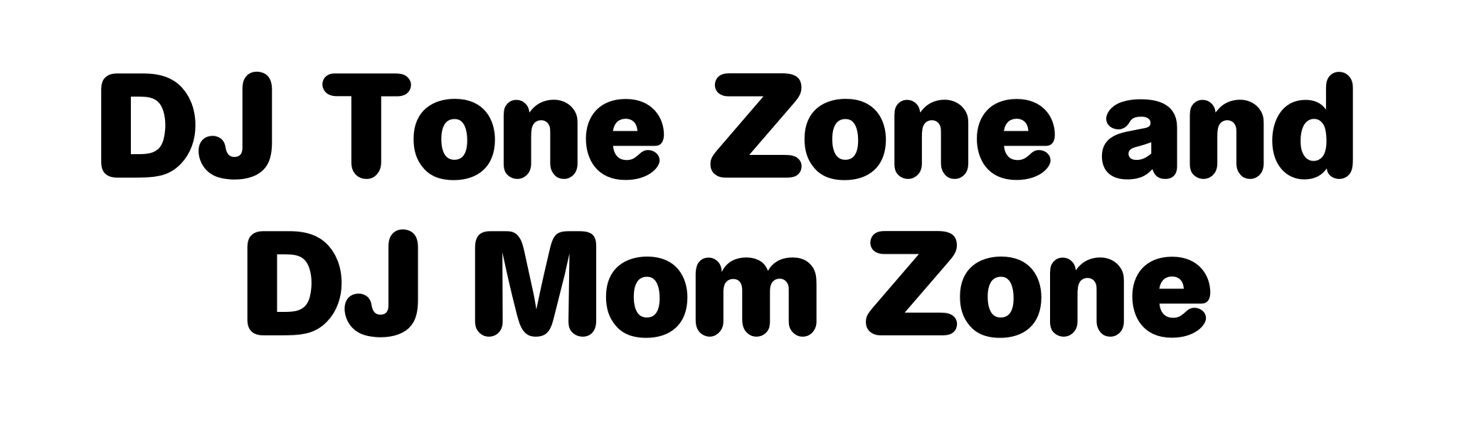 DJ Tone Zone and DJ Mom Zone (Silver)