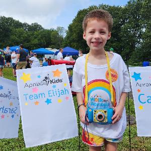 Elijah at the Connecticut Walk for Apraxia in 2023.